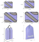 6 Set Packing Cubes,Travel Luggage Packing Organizers with Laundry Bag BAGAIL STORAGE_BAG